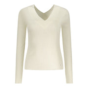 Guess Jeans White Viscose Sweater