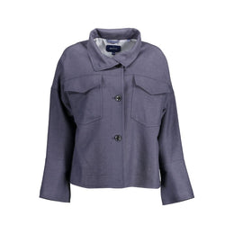 Gant Blue Cotton Jackets & Coat