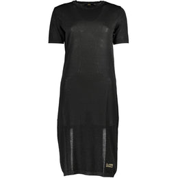 Cavalli Class Black Viscose Dress