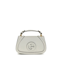 Gucci White Calf Leather Bos Taurus Handbag