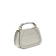 Gucci White Calf Leather Bos Taurus Handbag