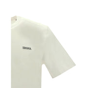 ZEGNA White Cotton T-Shirt