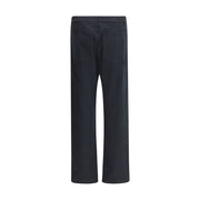 Moschino Black Cotton Casual Pants