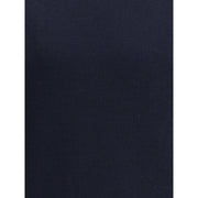 Roberto Collina Blue Merino Wool Turtleneck