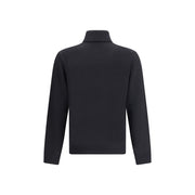 Roberto Collina Black Merino Wool Turtleneck