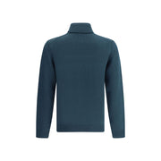 Roberto Collina Green Merino Wool Turtleneck