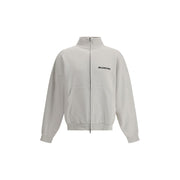 Balenciaga White Cotton Sweatshirt