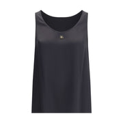Dolce & Gabbana Black Silk Top