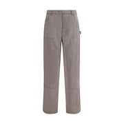 Golden Goose Brown Fleece Wool Casual Pants