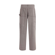 Golden Goose Brown Fleece Wool Casual Pants
