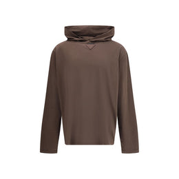 Prada Brown Cotton Sweatshirt