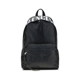 Balenciaga Black Lamb Ovis Aries Aries Backpack