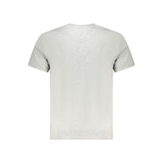 Tommy Hilfiger Gray Cotton Men T-Shirt