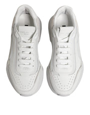 Dolce & Gabbana White Leather Daymaster Low Top Sneakers Shoes
