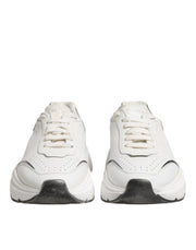 Dolce & Gabbana White Daymaster Leather Low Top Sneakers Shoes