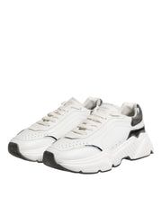 Dolce & Gabbana White Daymaster Leather Low Top Sneakers Shoes