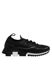 Dolce & Gabbana Black SORRENTO Lace Up Men Sneakers Shoes