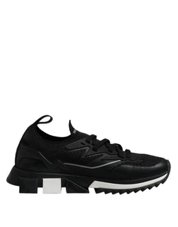 Dolce & Gabbana Black SORRENTO Lace Up Men Sneakers Shoes