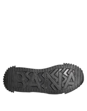 Dolce & Gabbana Black White NS1 Lace Up Low Top Sneakers Shoes