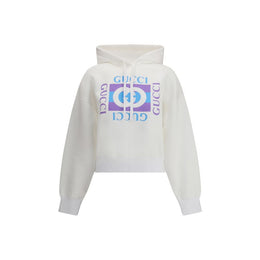Gucci White Cotton Sweatshirt