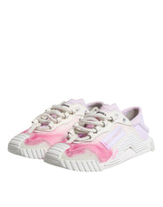 Dolce & Gabbana White NS1 Lace Up Low Top Sneakers Shoes