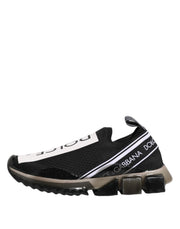 Dolce & Gabbana Black Sorrento Slip On Low Top Sneakers Shoes