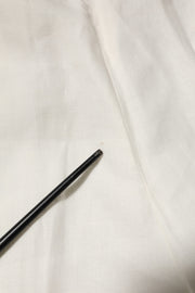 Dolce & Gabbana Cream Linen Dress Slim Formal Trouser Pants