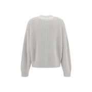 Brunello Cucinelli White Cashmere Cardigan