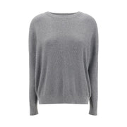 Brunello Cucinelli Gray Cotton Sweatshirt