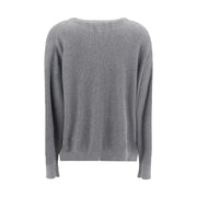 Brunello Cucinelli Gray Cotton Sweatshirt