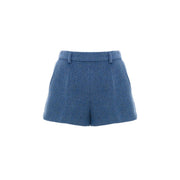 Gucci Blue Wool Shorts