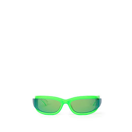 Bottega Veneta Green Acetate Sunglasses