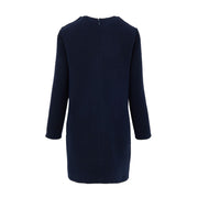 Gucci Navy Blue Wool Short Dress