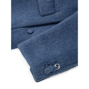 Gucci Light Blue Wool Coat