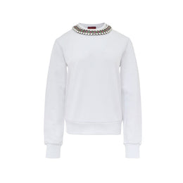Gucci White Cotton Sweatshirt