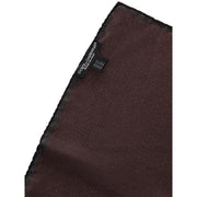 Dolce & Gabbana Brown Silk Pocket Square