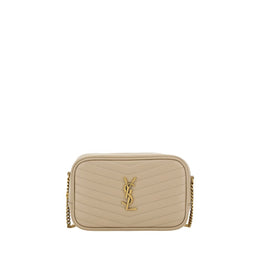 Saint Laurent Beige Calf Leather Bos Taurus Shoulder Bag