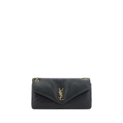 Saint Laurent Black Lamb Ovis Aries Aries Shoulder Bag