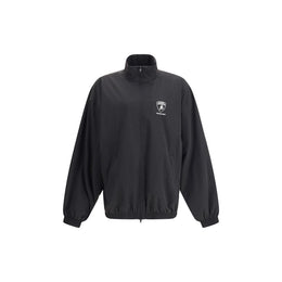 Balenciaga Black Polyester Shell Jacket