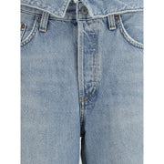 Agolde Light Blue Cotton Jeans Denim