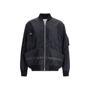 Sacai Black Nylon Bomber