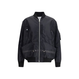 Sacai Black Nylon Bomber