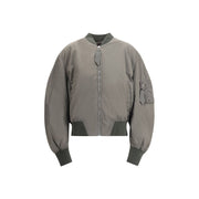The Attico Green Polyester Bomber