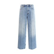 Gucci Light Blue Cotton Jeans Denim