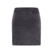 Alexander Wang Gray Cotton Mini Skirt