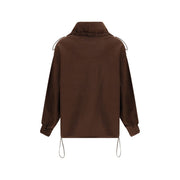 The Attico Brown Cotton Sweatshirt