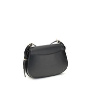 Michael Kors Black Calf Leather Bos Taurus Shoulder Bag