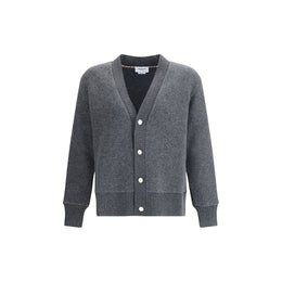 Thom Browne Gray Wool Cardigan
