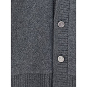 Thom Browne Gray Wool Cardigan