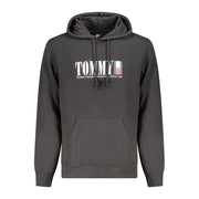 Tommy Hilfiger Black Cotton Men Sweater